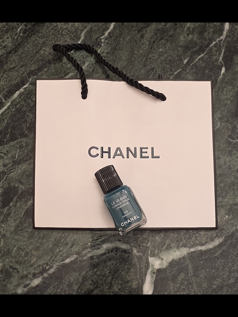 CHANEL Le Vernis Nail Polish in 755 Harmony- Blue-Green